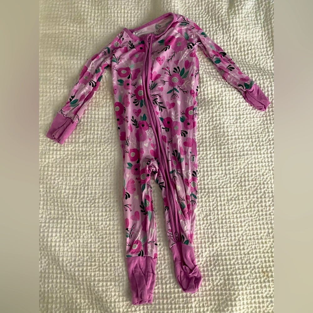 Little Sleepies- Floral (3-6mo)